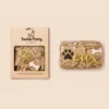 Packaging de la banderole joyeux anniversaire en toile de jute pour anniversaire de chien